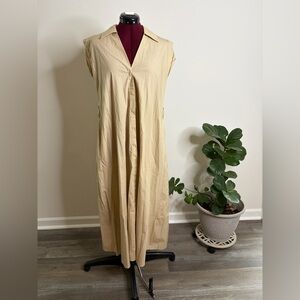 ZARA Beige Sleeveless Dress